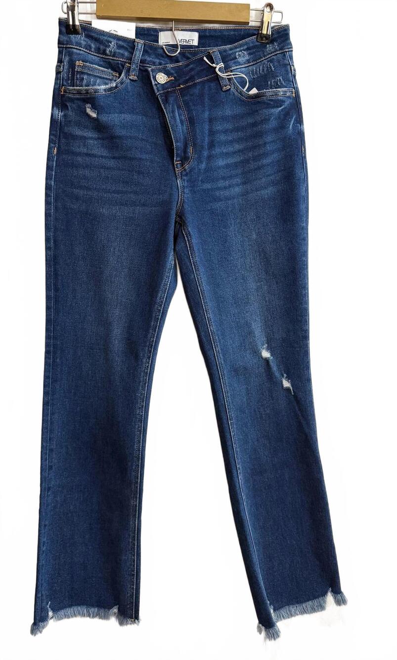 NEW VERVET BY FLYING MONKEY women's the bella vervet high rise flare jean in dar